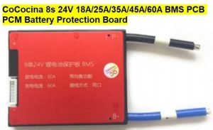 CoCocina 8s 24V 1 BMS PCB PCM Battery Protection Board