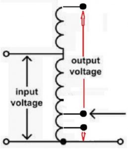 Autotransformer internal wiring schematic