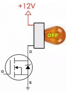 off N-channel MOSFET TRANSISTOR